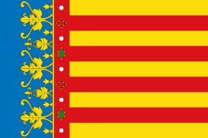 Flag of the Valencian Community (2x3).svg
