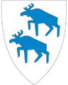 Tegneren og designeren Stein Davidsen har blant annet arbeidet med heraldikk. Bildet viser hans tegning til kommunevåpen for skogbygda Aremark, godkjent 1986.