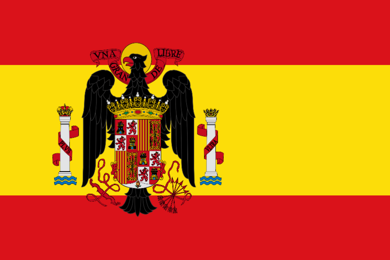 Fil:Flag of Spain (1945–1977).svg