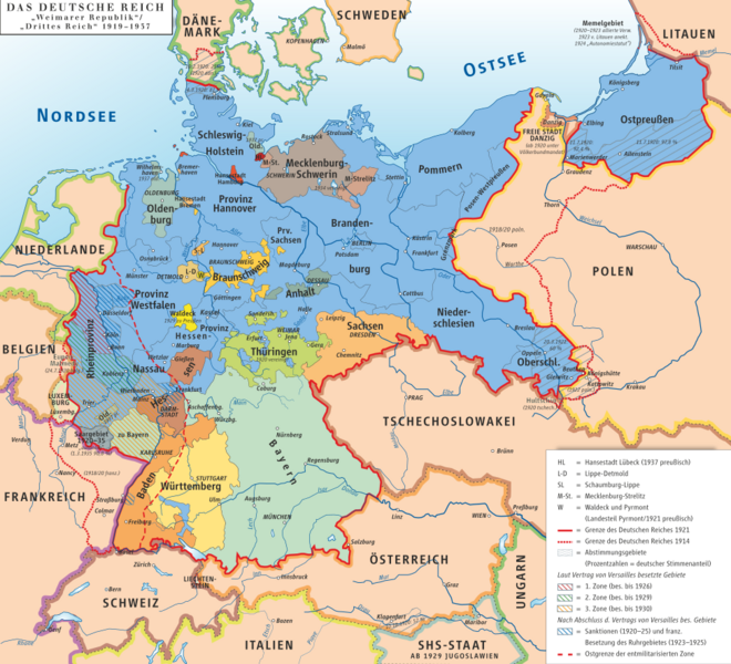 Fil:Karte des Deutschen Reiches, Weimarer Republik-Drittes Reich 1919–1937.svg