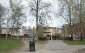 Birkelunden, sett fra krysset Thorvald Meyers gate / Seilduksgata. Foto: Helge Høifødt, 2008