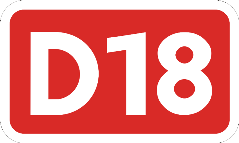 Fil:Diaľnica D18.svg