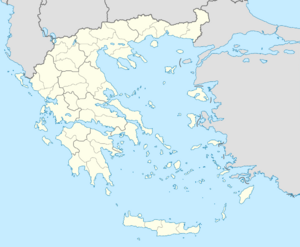 Sikyon på kartet over Hellas