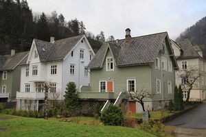 Traditional Norwegian houses at Evanger.jpg