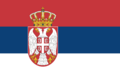 Serbias flagg